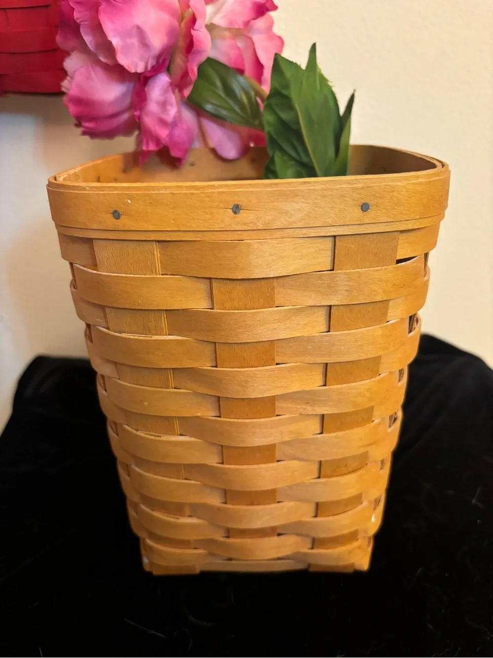 Longaberger Vintage 1998 Classic Tall Spoon Basket, 6.5”W, 8.5”H